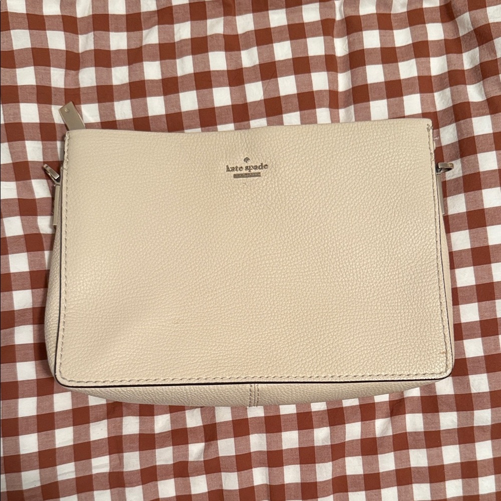 Kate Spade Ivory Leather Crossbody